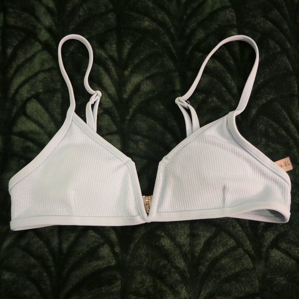 Light Blue Small Swim Top